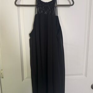 Lulu's Black Halter Sundress